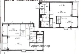 ルピエ警固【2階】の間取り