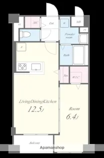 APエルテージ地行【1階】の間取り