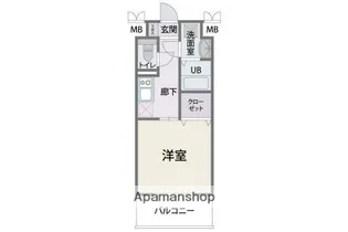 1Kの間取り画像