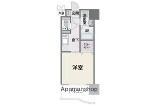 1Kの間取り画像