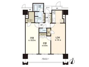 MJR赤坂タワー【9階】の間取り