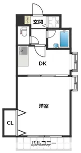 クロスステージ笹丘【5階】の間取り