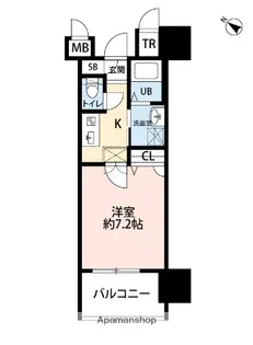 サヴォイ テンジンスクワイヤー【11階】の間取り