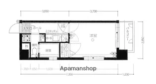 エステートモア白金ルノン【2階】の間取り