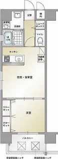 福岡県福岡市博多区博多駅南2丁目【マンション】の間取り