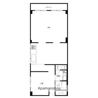 中作大観ハイツ【6階】の間取り
