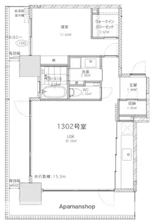 ANDON【13階】の間取り