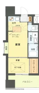 エステートモア・天神【12階】の間取り