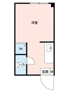 福岡県福岡市中央区清川2丁目【マンション】の間取り