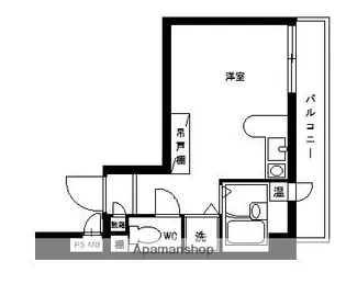 ロマネスク天神アネックス【14階】の間取り