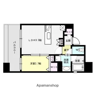 オープンレジデンシア薬院南【5階】の間取り