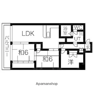 ナカサクⅡ【1階】の間取り