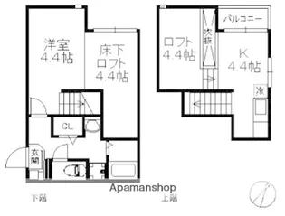 ポラリス今川【1階】の間取り