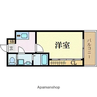 サヴォイテンジンクォーター【15階】の間取り
