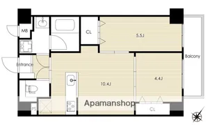OAK VILLA 薬院クラス【3階】の間取り