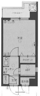 エステート・モア大濠れんが通り【2階】の間取り