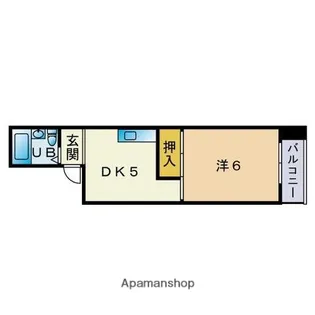諌山ビル【2階】の間取り