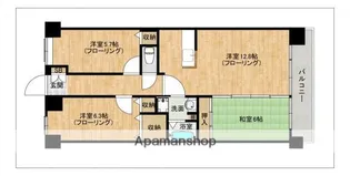 久ハウス【7階】の間取り