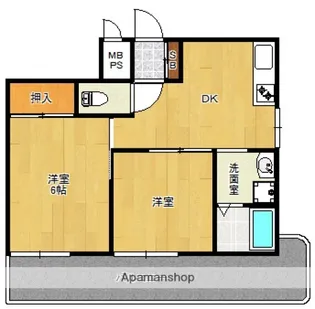 チサンマンション大手門【2階】の間取り