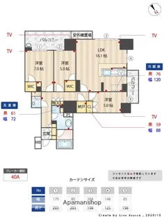 ザ・パークハウス天神今泉【4階】の間取り