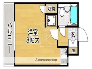 朝日プラザ大濠Ⅱ【3階】の間取り