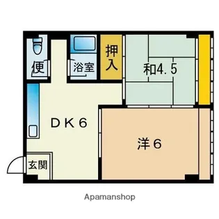 荒木ビル【4階】の間取り