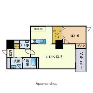 SーFORT警固タワー【19階】の間取り