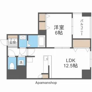 SーFORT警固タワー【7階】の間取り