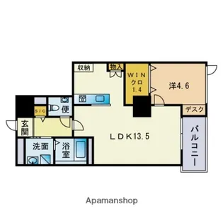 SーFORT警固タワー【20階】の間取り
