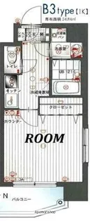 エンクレスト赤坂【5階】の間取り