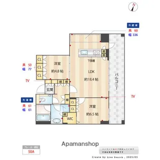 福岡大名ガーデンシティレジデンス【11階】の間取り