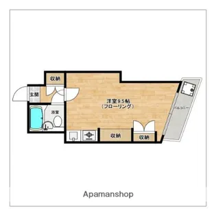 ジャパンハイツプリマベーラ六本松【8階】の間取り