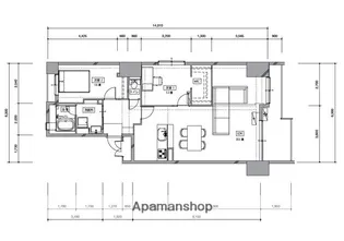 ビエラコート薬院【5階】の間取り
