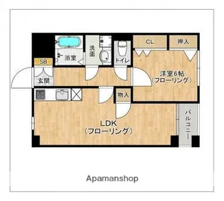 ロマネスク大名【11階】の間取り