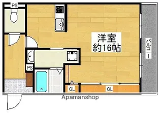 薬院ハウス【2階】の間取り