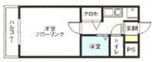 ビエント今川【1階】の間取り