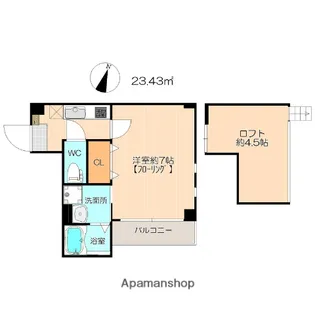 イル グラッツィア マリーナⅠ【3階】の間取り
