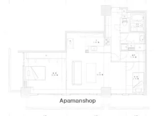 西新テングッドシティ BRISTOL【13階】の間取り