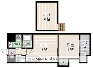 ジョフラン鳥飼【7階】の間取り