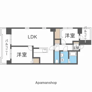 天神松井ビル【7階】の間取り