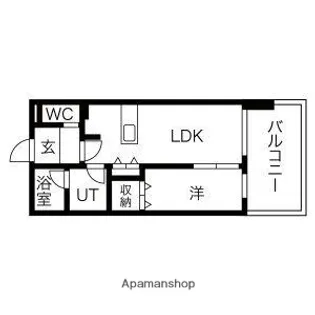 YAKUIN SQUARE【11階】の間取り