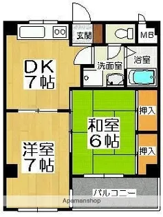 田代ビル【3階】の間取り