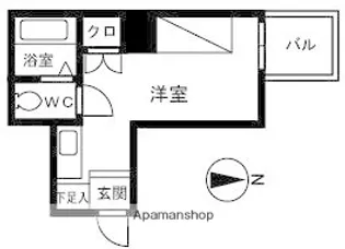 ルエメゾンロワール西公園Ⅱ【5階】の間取り