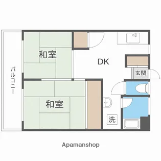 小笹カステリアA棟【5階】の間取り