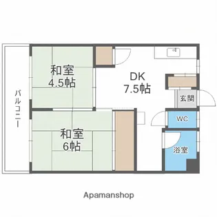 小笹カステリアA棟【5階】の間取り