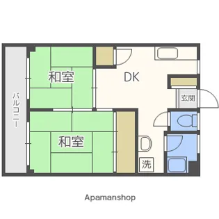 小笹カステリアA棟【4階】の間取り