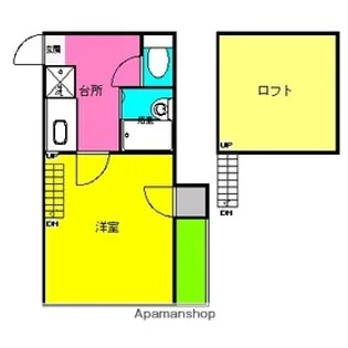 マリーコーポⅠ【1階】の間取り