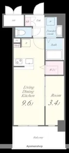 グランミレ薬院【5階】の間取り