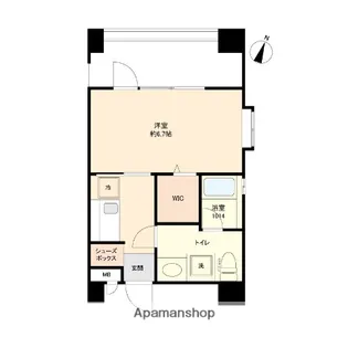 レジディア警固(旧リフェスタ警固)【11階】の間取り