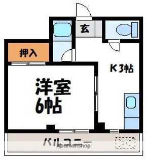 平戸屋ビル【3階】の間取り